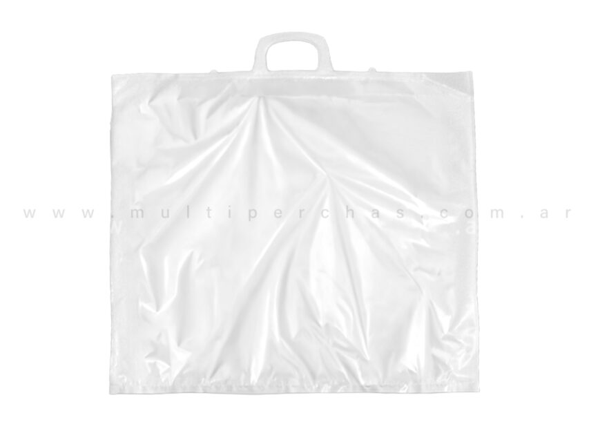 BOLSAS CON MANIJA RIGIDA BLANCA