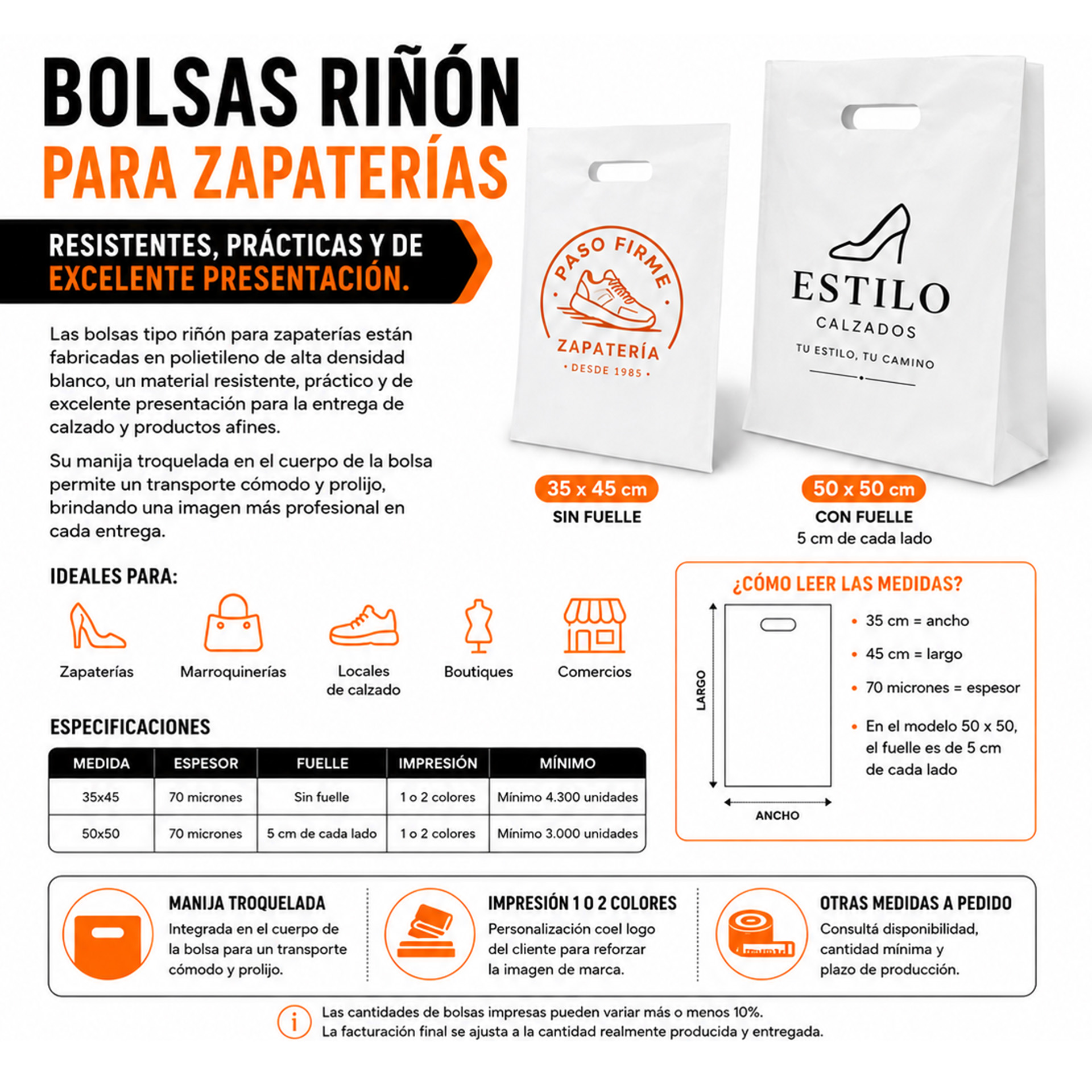 BOLSAS RIÑON PARA ZAPATERIAS - Imagen 2